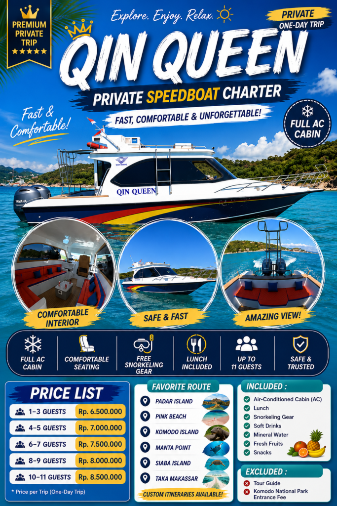 Private Boat Qin Queen Gili Trawangan Tour & Travel